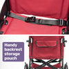Equipmed Transitline Lite 16" Foldable Wheelchair