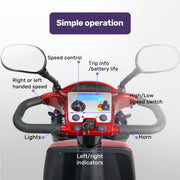 Equipmed LeisureCruise XL Mobility Scooter