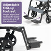 Equipmed Transitline Lite 16" Foldable Wheelchair
