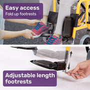 Equipmed Kids Paediatric Foldable Wheelchair