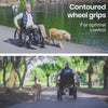 Equipmed Comfortline 24" XL Foldable Wheelchair