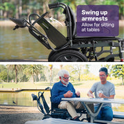 Equipmed PowerCruise LongRange Electric Folding Wheelchair
