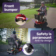 Equipmed FreeLite+ Mid-Sized Foldable Mobility Scooter