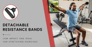 Proflex B200 Adjustable Weight Bench with Resistance Bands
