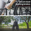 Equipmed Comfortline 24" XL Foldable Wheelchair