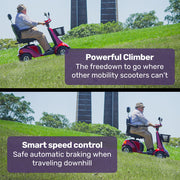 Equipmed LeisureCruise XL Mobility Scooter