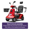 Equipmed LeisureCruise XL Mobility Scooter