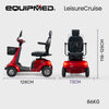 Equipmed LeisureCruise XL Mobility Scooter