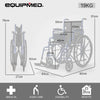 Equipmed Cruiseline 24" Foldable Wheelchair