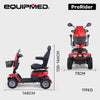 Equipmed ProRider Ultra Large Mobility Scooter