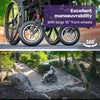 Equipmed PowerCruise DualSmart Foldable Electric Wheelchair