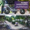 Equipmed PowerCruise Venture Foldable Electric Wheelchair