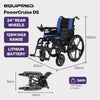 Equipmed PowerCruise DualSmart Foldable Electric Wheelchair