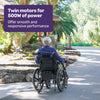Equipmed PowerCruise DualSmart Foldable Electric Wheelchair