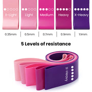 Proflex 5-Piece TPE Resistance Band Set