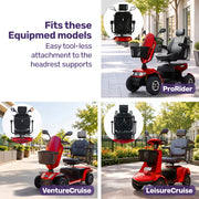 Equipmed Mobility Scooter Basket for VentureCruise, LeisureCruise & ProRider