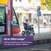 Equipmed PowerCruise Venture Foldable Electric Wheelchair