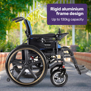 Equipmed PowerCruise DualSmart Foldable Electric Wheelchair