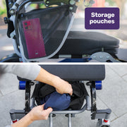 Equipmed PowerCruise Venture Foldable Electric Wheelchair