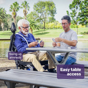 Equipmed PowerCruise Venture Foldable Electric Wheelchair