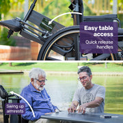 Equipmed PowerCruise DualSmart Foldable Electric Wheelchair