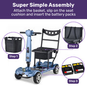 Equipmed SmartPacer+ Ultra-Lightweight Mobility Scooter