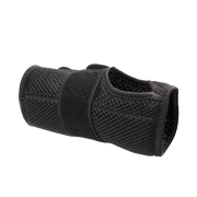 Equipmed Wrist and Hand Brace with Aluminium Splint & Flexible Support, Black