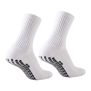 Equipmed Anti-Slip Socks for Everyday Mobility, White, US 9–11
