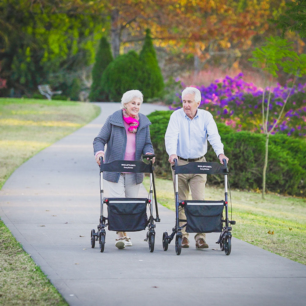 Quick Move Rollater Equipmed EasyStride Quick Folding Rollator – Medihub