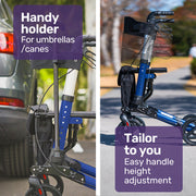 Equipmed EasyStride Quick Folding Rollator