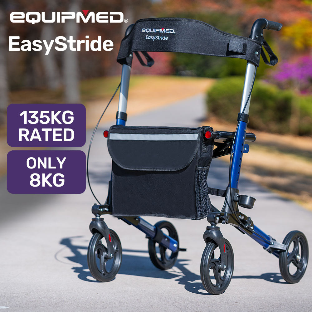 Equipmed EasyStride Quick Folding Rollator – Medihub
