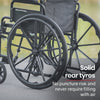 Equipmed Cruiseline 24" Foldable Wheelchair