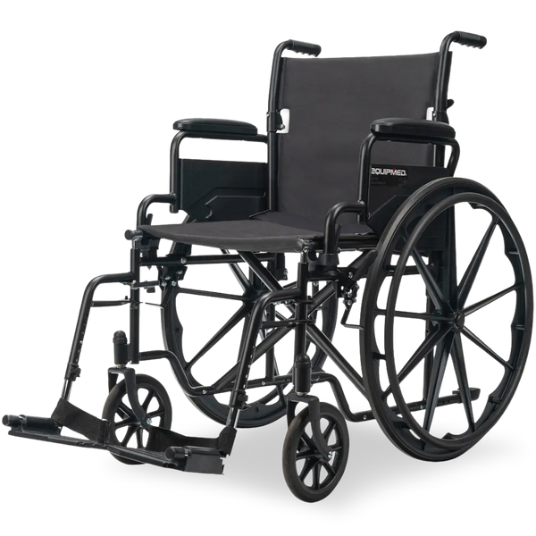 Equipmed Comfortline 24" XL Foldable Wheelchair