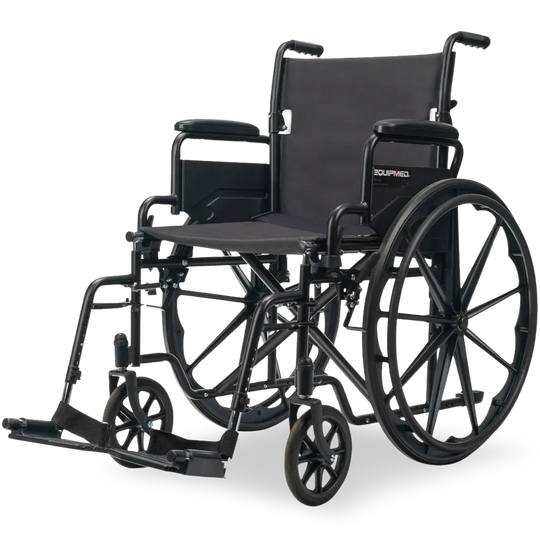 Equipmed Comfortline 24" XL Foldable Wheelchair