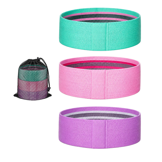 Proflex 3-Piece Hip Resistance Band with Storage Bag