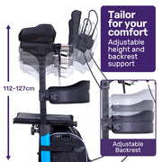 Equipmed ErgoStride Walker with Forearm Rest Supports