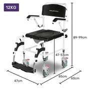 Equipmed Commode Shower Chair