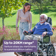 Equipmed PowerCruise Premium+ Reclining Electric Wheelchair