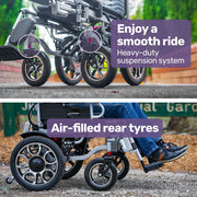 Equipmed PowerCruise Premium+ Reclining Electric Wheelchair