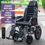 Equipmed PowerCruise Premium+ Reclining Electric Wheelchair