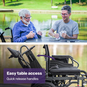 Equipmed PowerCruise DualSmart Foldable Electric Wheelchair