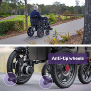 Equipmed PowerCruise DualSmart Foldable Electric Wheelchair