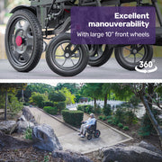 Equipmed PowerCruise DualSmart Foldable Electric Wheelchair