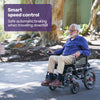 Equipmed PowerCruise DualSmart Foldable Electric Wheelchair
