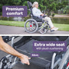 Equipmed PowerCruise Premium XL Foldable Electric Wheelchair