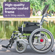 Equipmed PowerCruise Premium XL Foldable Electric Wheelchair