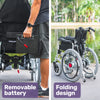 Equipmed PowerCruise Premium XL Foldable Electric Wheelchair