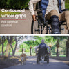 Equipmed Comfortline 24" XL Foldable Wheelchair