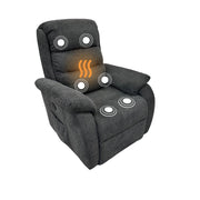 Mosma Anzac Lift Recliner With Massage & Heated - Dark Grey