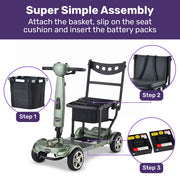 Equipmed SmartPacer+ Ultra-Lightweight Mobility Scooter